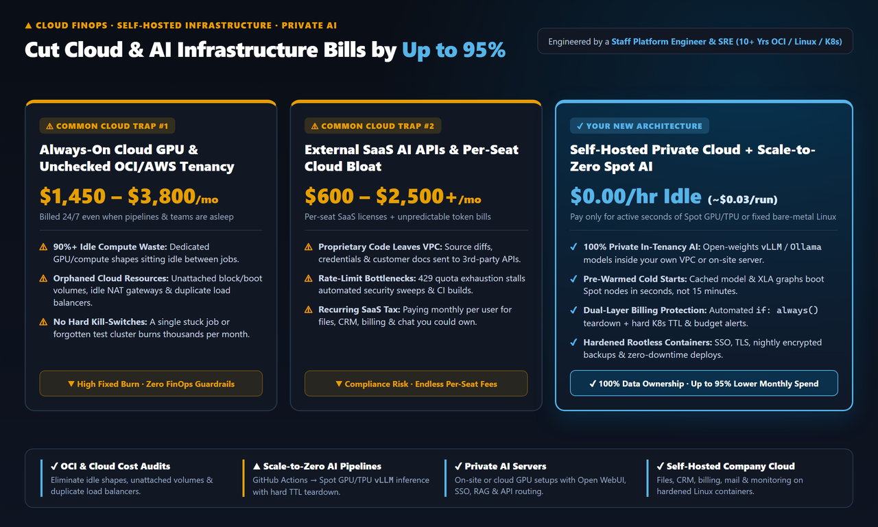 Cloud FinOps & Private AI Cost Comparison